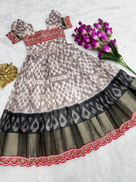 NEW LAUNCING KIDS GOWN silk Mumbai children clothing stores